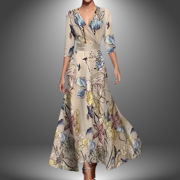 Adira | Flowing Floral Maxi Dress