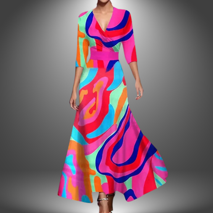 Adira | Flowing Floral Maxi Dress